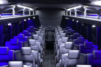 Kirkland Charter Bus Interior