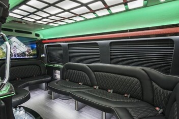 Kirkland Sprinter Party Bus Interior
