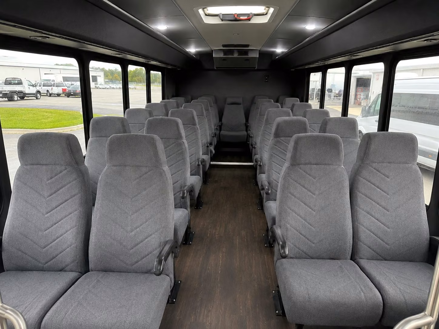 18 passenger minibus inside