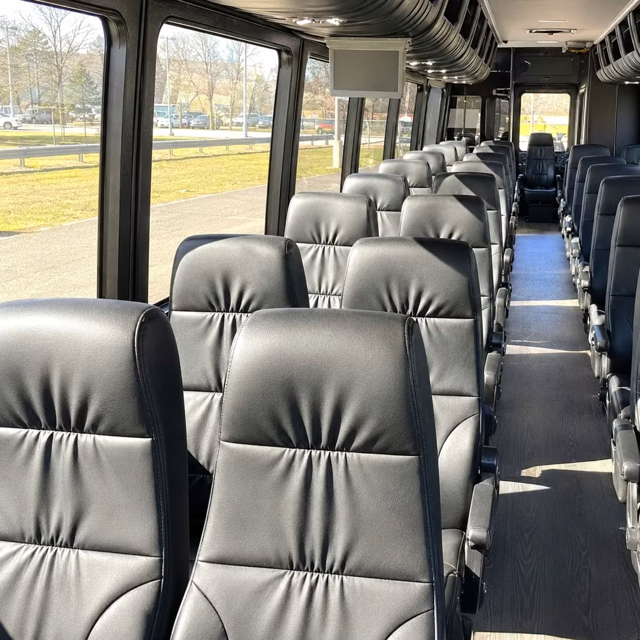 35 passenger minibus inside