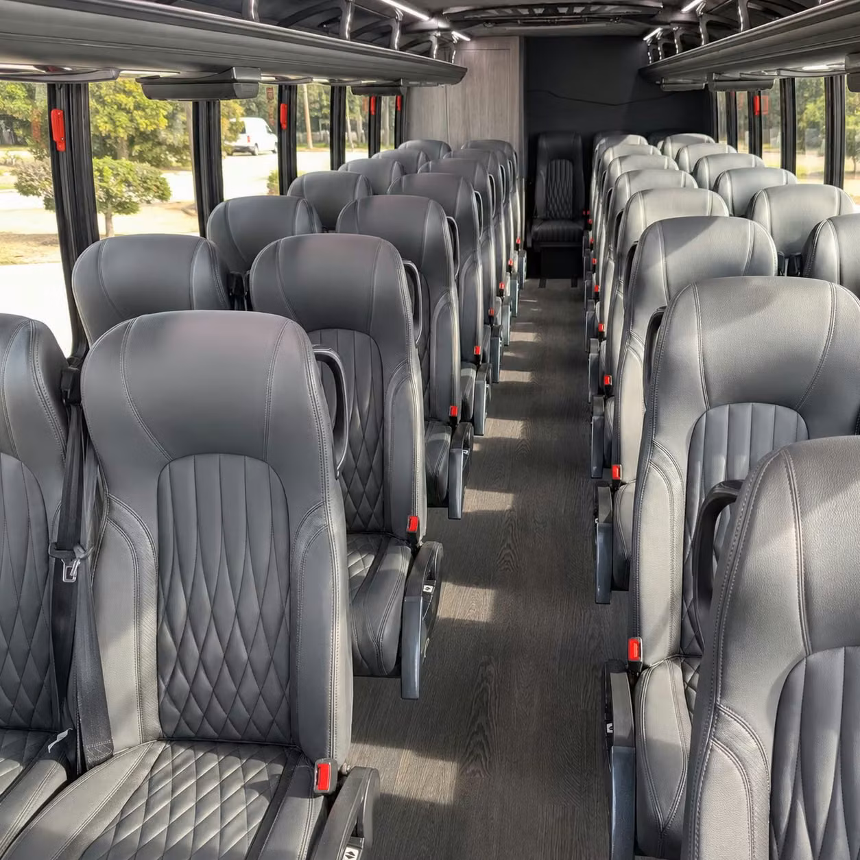 35 passenger minibus interior